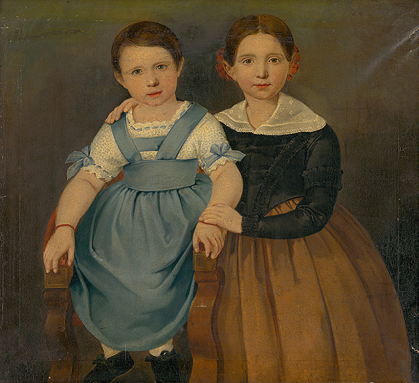 Václav Govič – Double Portrait of Girls 