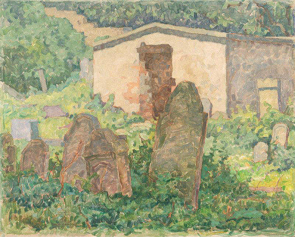Július Koreszka – Tombstones in a Jewish Cemetery