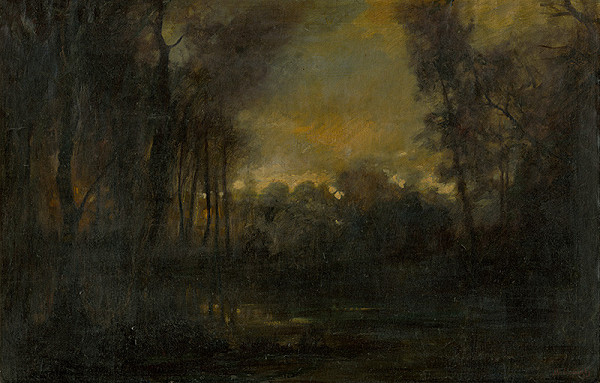 Ladislav Mednyánszky – Swampy Landscape