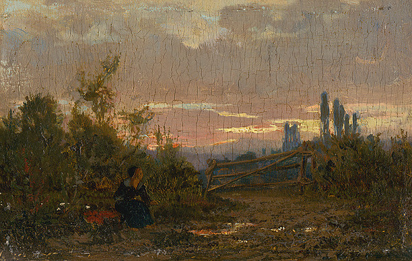 László Paál – Early Evening Landscape
