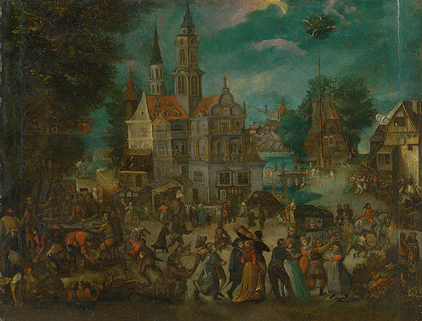 David Vinckboons – May Celebrations (Celebrations outside the Castle) 