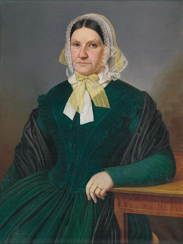 Peter Michal Bohúň – Podobizeň Zuzany Dluhovitsovej rod. Melšíkovej 