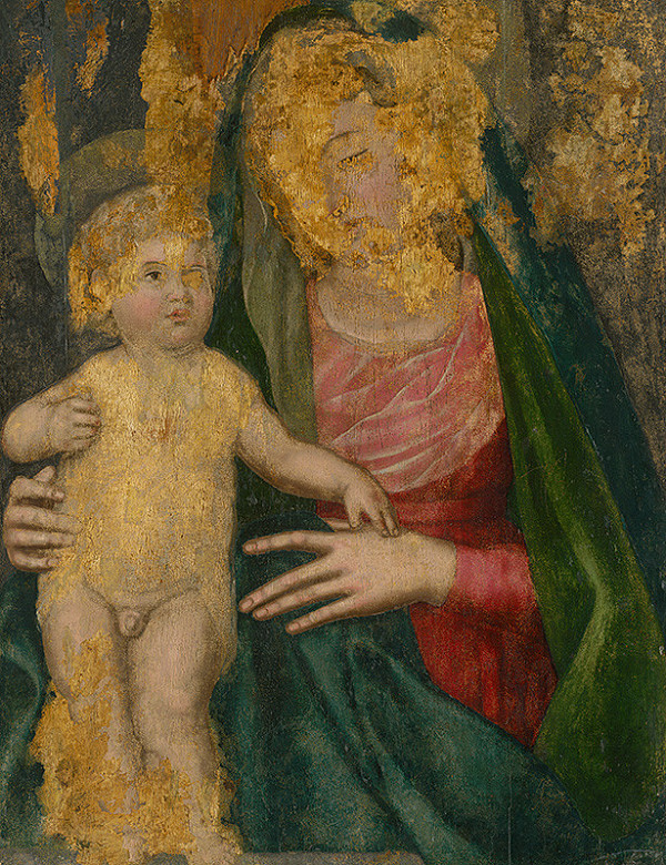 Taliansky maliar z 1. polovice 16. storočia – Madona s dieťaťom