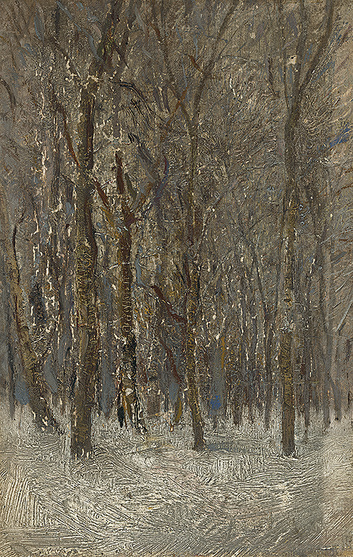 Ladislav Mednyánszky – Zimný les
