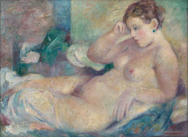 Bedrich Hoffstädter – Reclining Nude