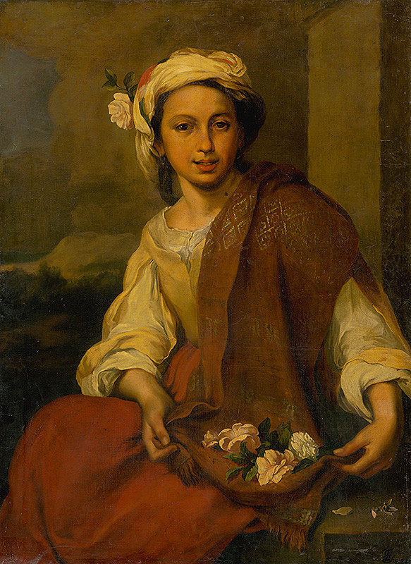 F. J. Ehemann – Girl with Flowers