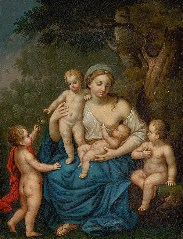 Stredoeurópsky maliar zo začiatku 19. storočia – Allegory of Motherhood 