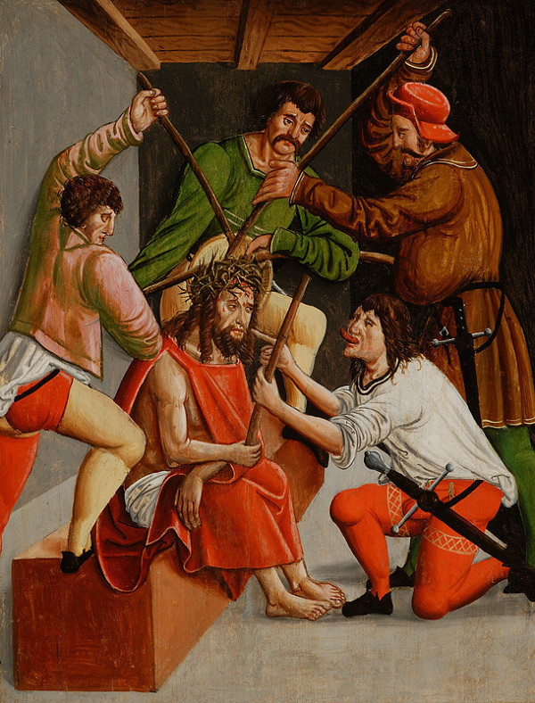 Slovenský maliar z 1. tretiny 16. storočia – Korunovanie tŕním - 2 tabule