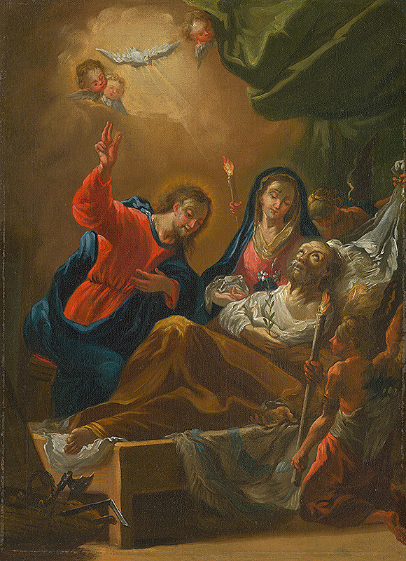 Stredoeurópsky maliar z 2. polovice 18. storočia – Death of Saint Joseph