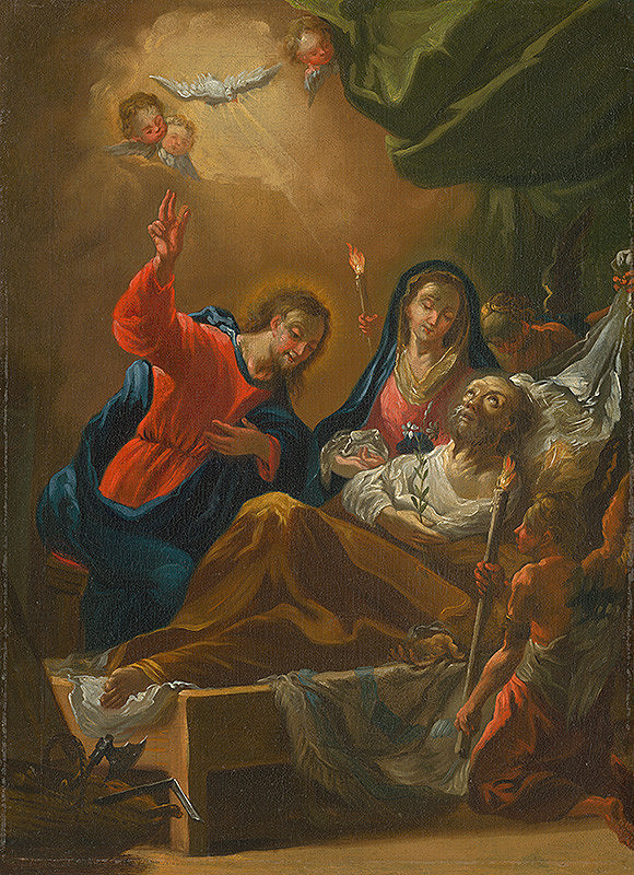 Stredoeurópsky maliar z 2. polovice 18. storočia – Death of Saint Joseph 