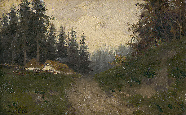 Felicián Moczik – Cottages in the Woods