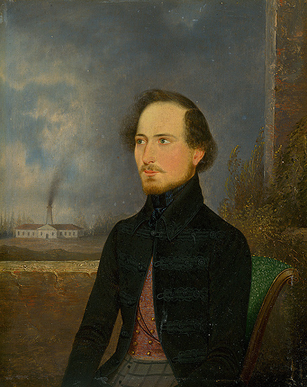 Eduard Wirostek – Portrait of J. Stróbl