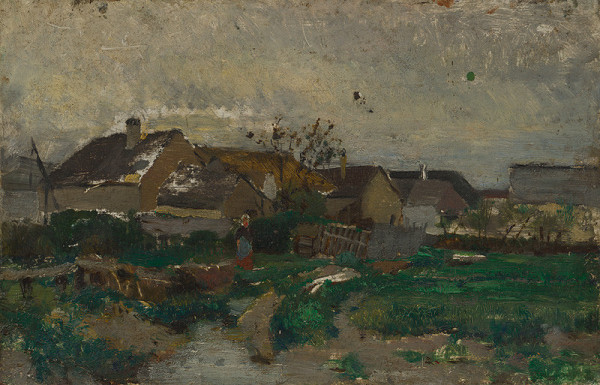 Ladislav Mednyánszky – Dedina 