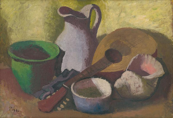Peter Pálffy – Still Life with Guitar