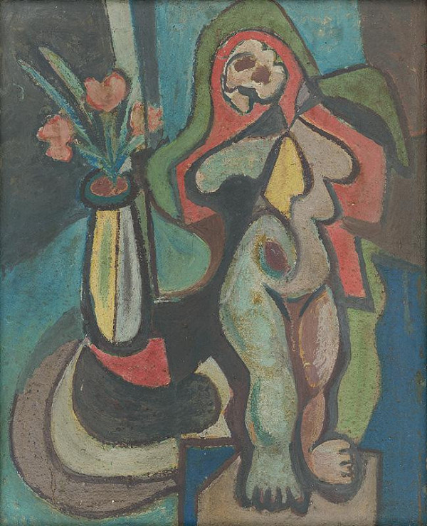 Jakub Bauernfreund – Žena s vázou 