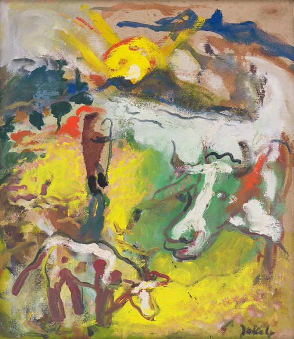 Július Jakoby – Na pastve 