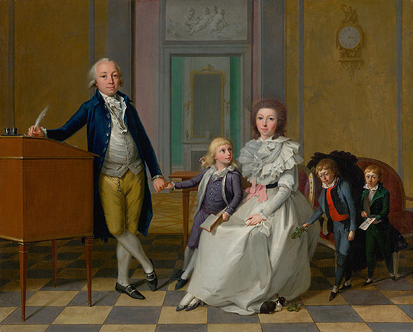 Georg Karl Urlaub, Johann Heinrich Tischbein – Family of Imperial Assessor von Kronegy