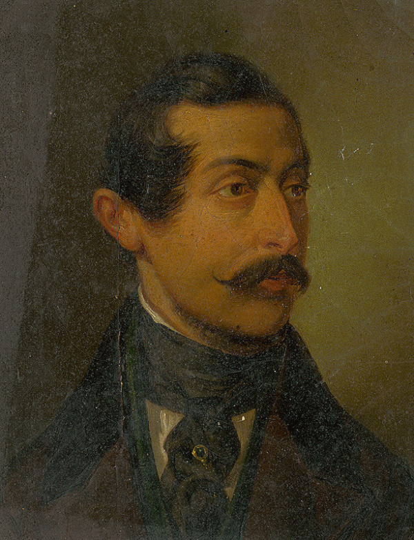Jozef Czauczik – Portrét muža s ihlicou v nákrčníku