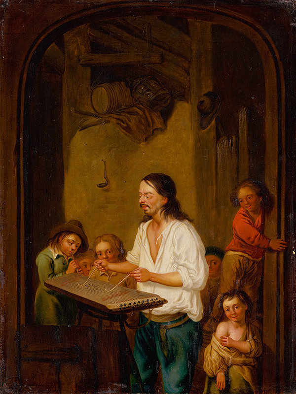Adriaen van Ostade – Hráč na cimbal