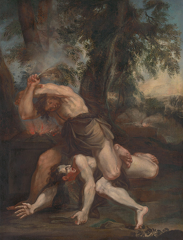 Taliansky maliar z 18. storočia – Kain a Abel