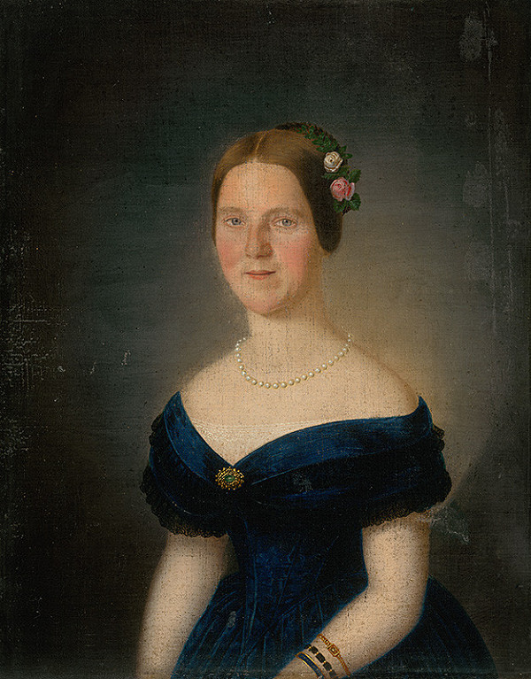 Karol Tibély – Portrait of Augusta Tibély, née Grossmann