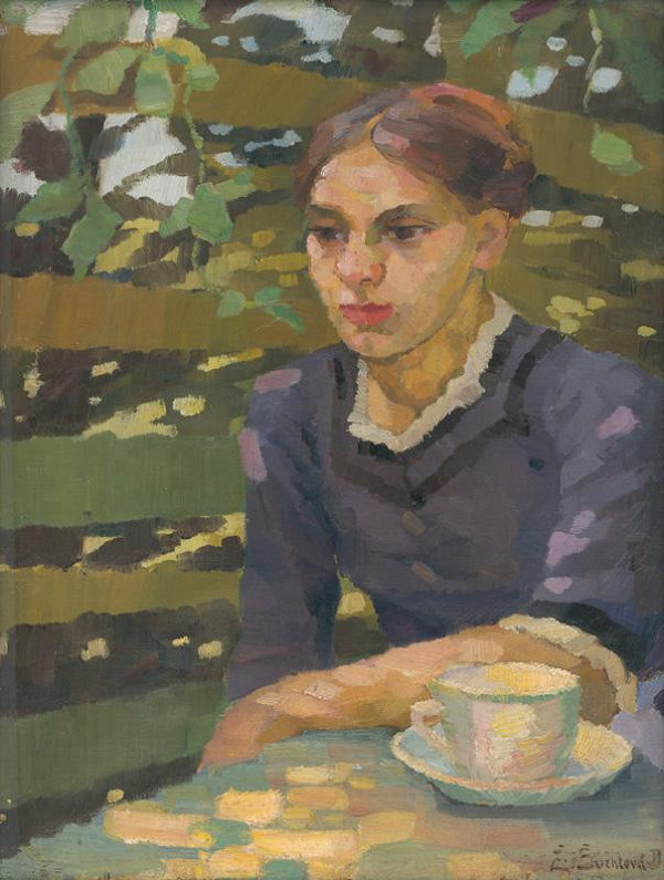 Želmíra Duchajová-Švehlová – Having Coffee