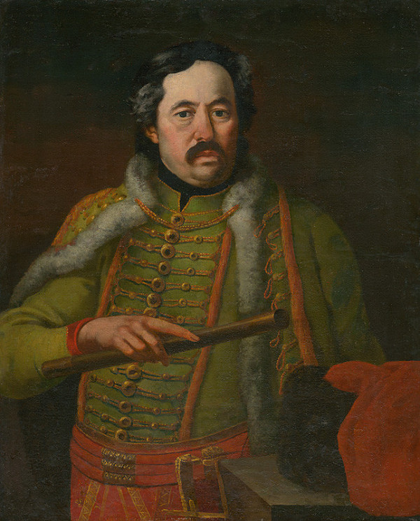 Neznámy maliar – Šľachtic v zelenej mentieke 