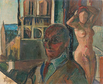 Vilmos Perlrott-Csaba – Self-Portrait 