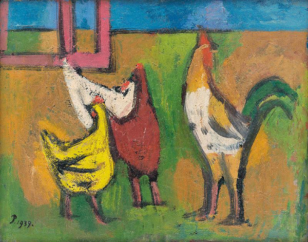 Peter Pálffy – Rooster and Hens