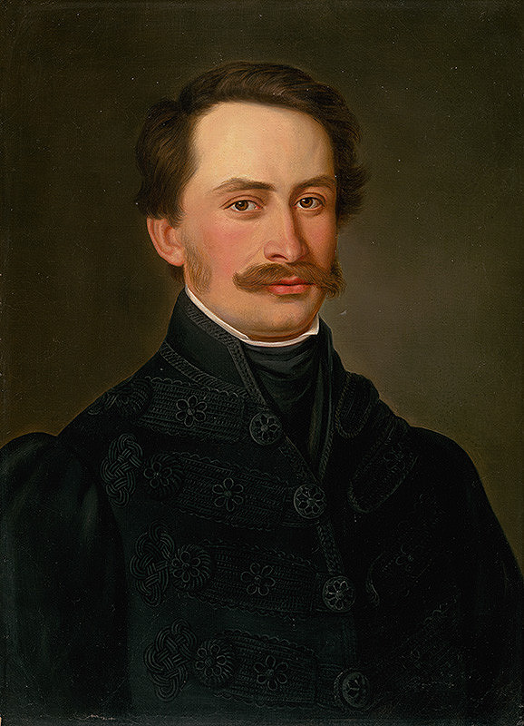 Východoslovenský maliar z 2. polovice 19. storočia, Spišský maliar – Mladý Levočan s fúzami