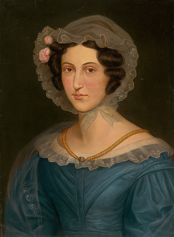 Východoslovenský maliar z 2. polovice 19. storočia, Spišský maliar – Mladá levočská dáma v čepci 