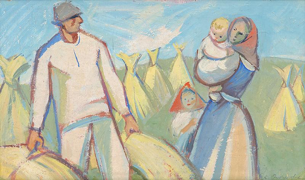 Karol Ondreička – Harvest in Kopanice 