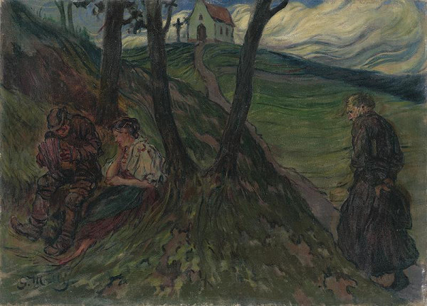 Gustáv Mallý – Na návrší pod kostolíkom 