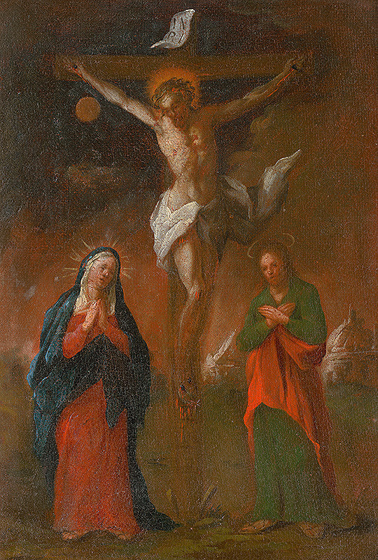 István Schaller, Slovenský maliar z 3. tretiny 18. storočia – Ježiš zomiera na kríži. Štúdia ku Krížovej ceste XII.