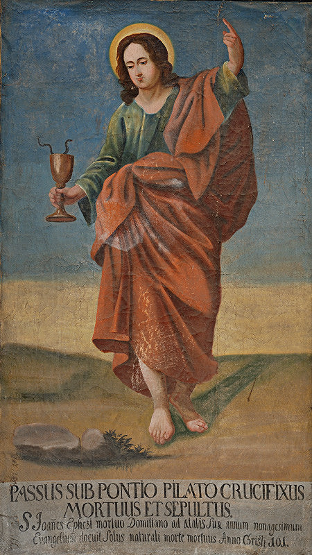 Slovenský maliar zo začiatku 19. storočia – Svätý Ján Evanjelista