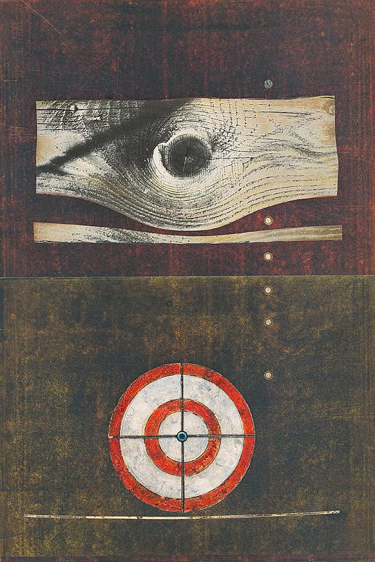 Andrej Barčík – Krajina s červeným terčom 