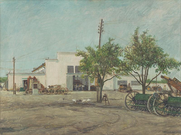 Alojz Klimo – Traktorová stanica vo Štvrtku na Ostrove 