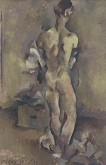 Adolf Zábranský – Standing Male Nude 
