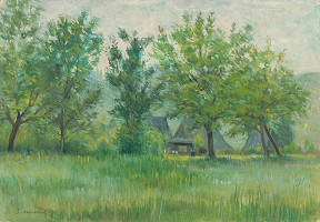 Dezider Milly – Ovocný sad po daždi 