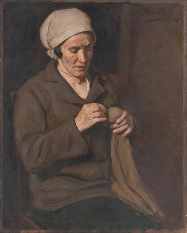 Andor Borúth – Žena pri šití
