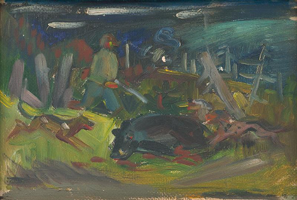 Arnold Peter Weisz-Kubínčan – Lov na diviaka 