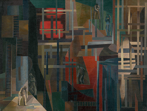 Ester Šimerová-Martinčeková – Carpentry work on the Construction of a New Dam 