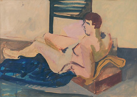Karel Veselý – Reclining Female Nude III.  