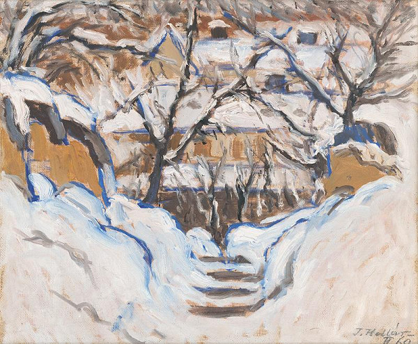 Jozef Kollár – Winter in a Garden