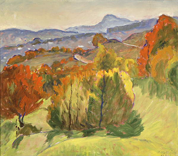 Jozef Kollár – Landscape below Sitno