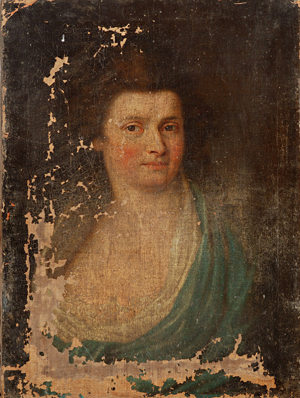 Slovenský maliar z 1. polovice 19. storočia – Portrét ženy