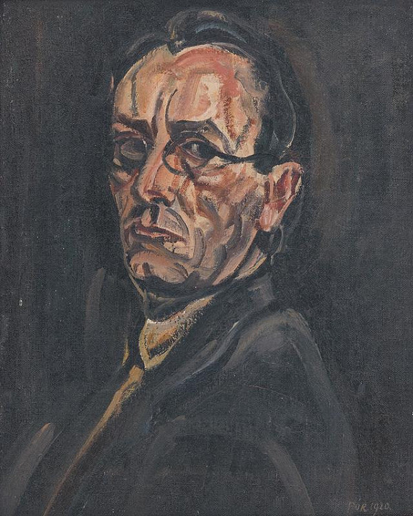 Bertalan Pór – Self-Portrait