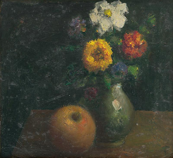 Ján Mudroch – Bouquet with an Apple