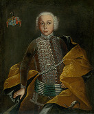 Ján Gottlieb Kramer – Portrait of a Young Nobleman in a Ceremonial Costume; Baron Johann Revay as a boy 