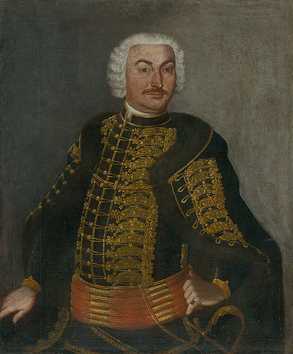 Neznámy maliar, J.G. Kramer – Portrait of Baron Ján Révay from Trebostov; Head of the Turiec district administration baron Ján Révay